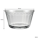 NADIR AMERICANO XL BOWL WITH 4 COLOURED PLASTIC LIDS, 1LT