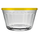 NADIR AMERICANO XL BOWL WITH 4 COLOURED PLASTIC LIDS, 1LT