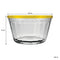 NADIR AMERICANO XL BOWL WITH 4 COLOURED PLASTIC LIDS, 1LT