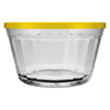 NADIR AMERICANO XL BOWL WITH 4 COLOURED PLASTIC LIDS, 1LT