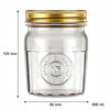NADIR AMERICANO VINTAGE GLASS JAR, 500ML
