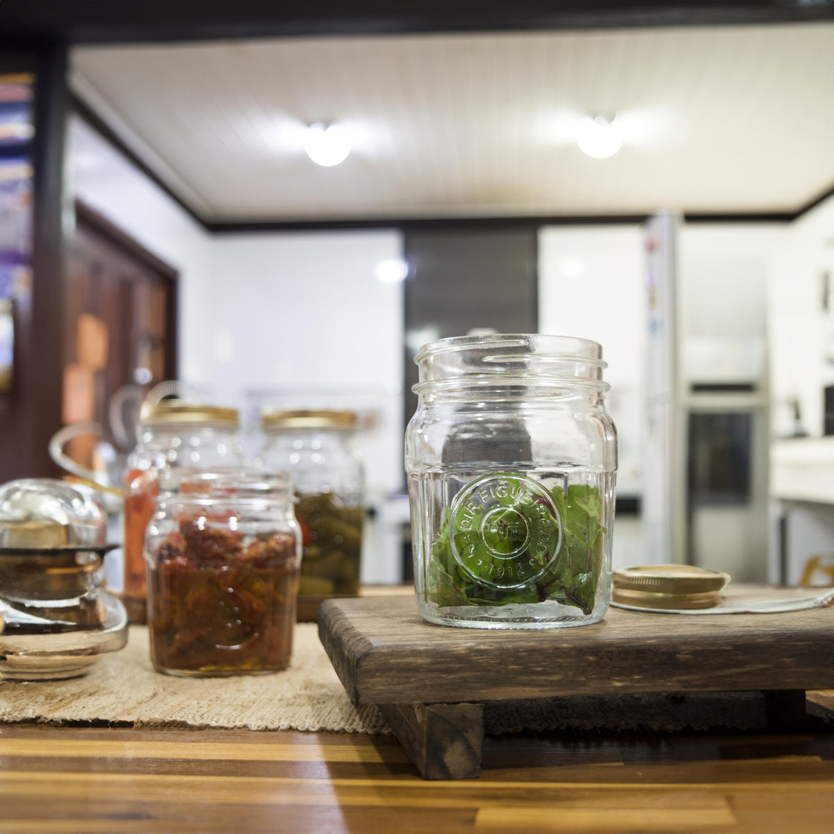 NADIR AMERICANO VINTAGE GLASS JAR, 500ML
