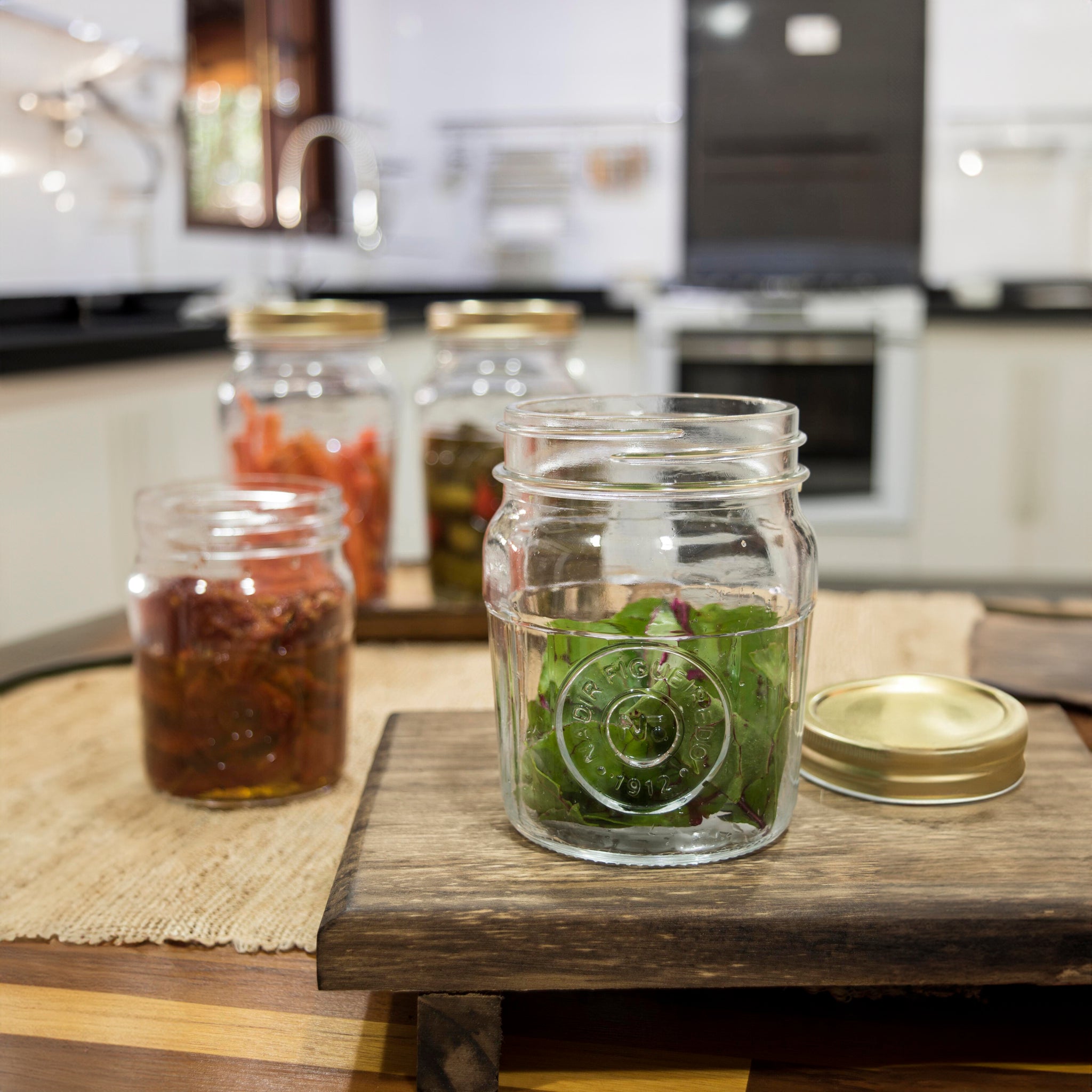 NADIR AMERICANO VINTAGE GLASS JAR, 500ML
