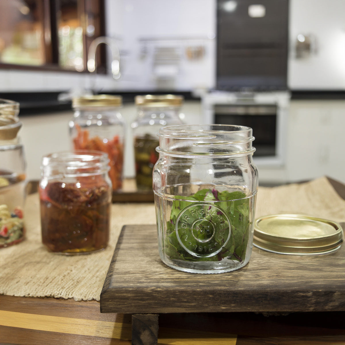 NADIR AMERICANO VINTAGE GLASS JAR, 1L