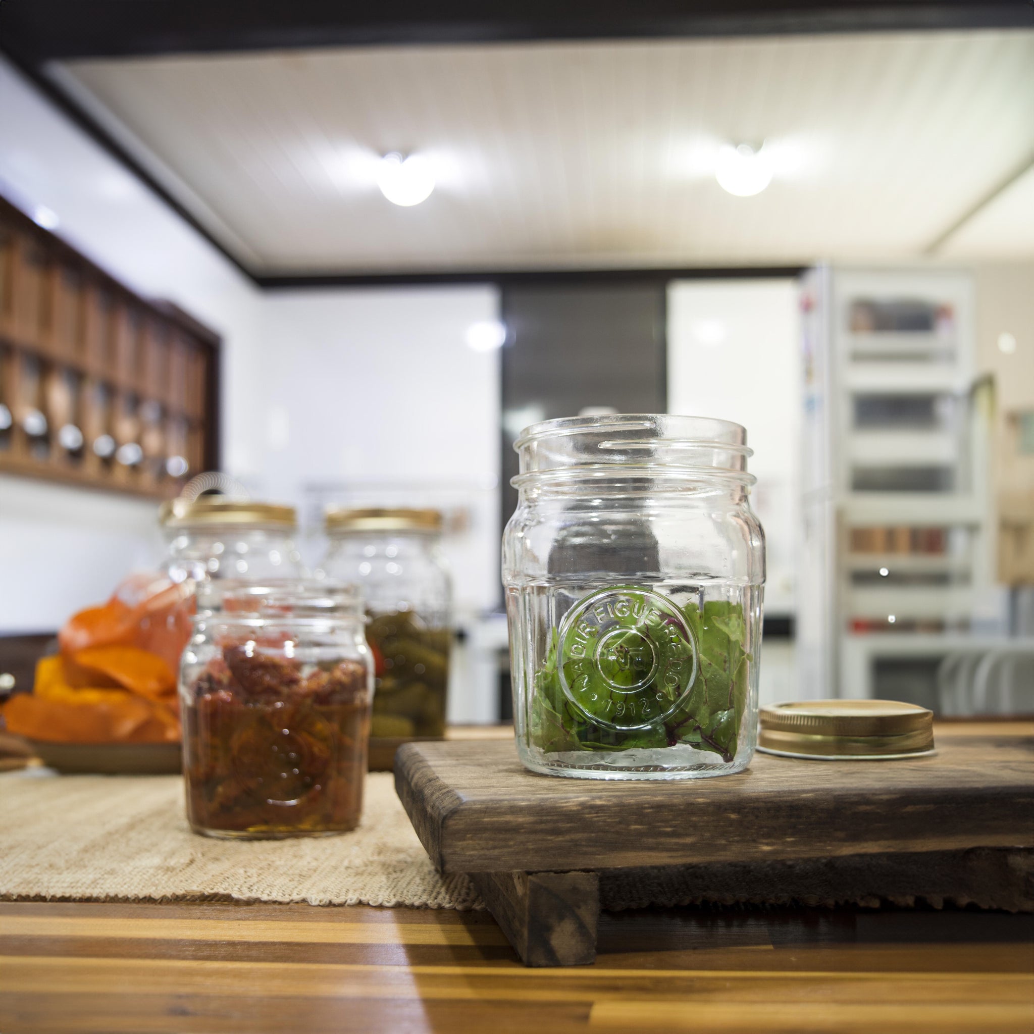 NADIR AMERICANO VINTAGE GLASS JAR, 1L