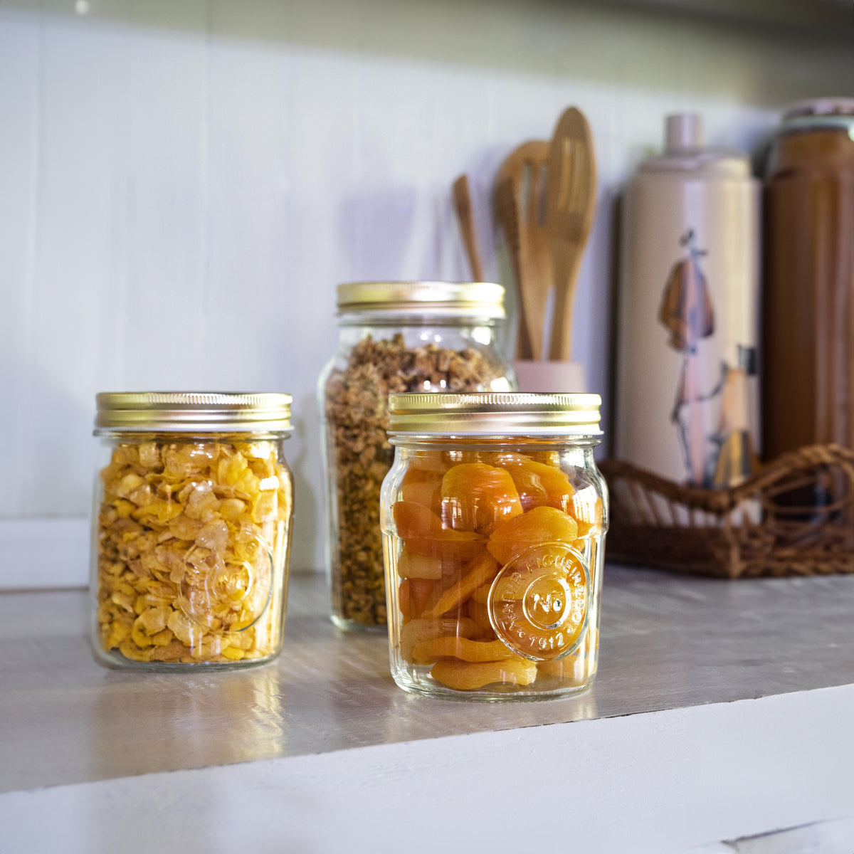 NADIR AMERICANO VINTAGE GLASS JAR, 1L