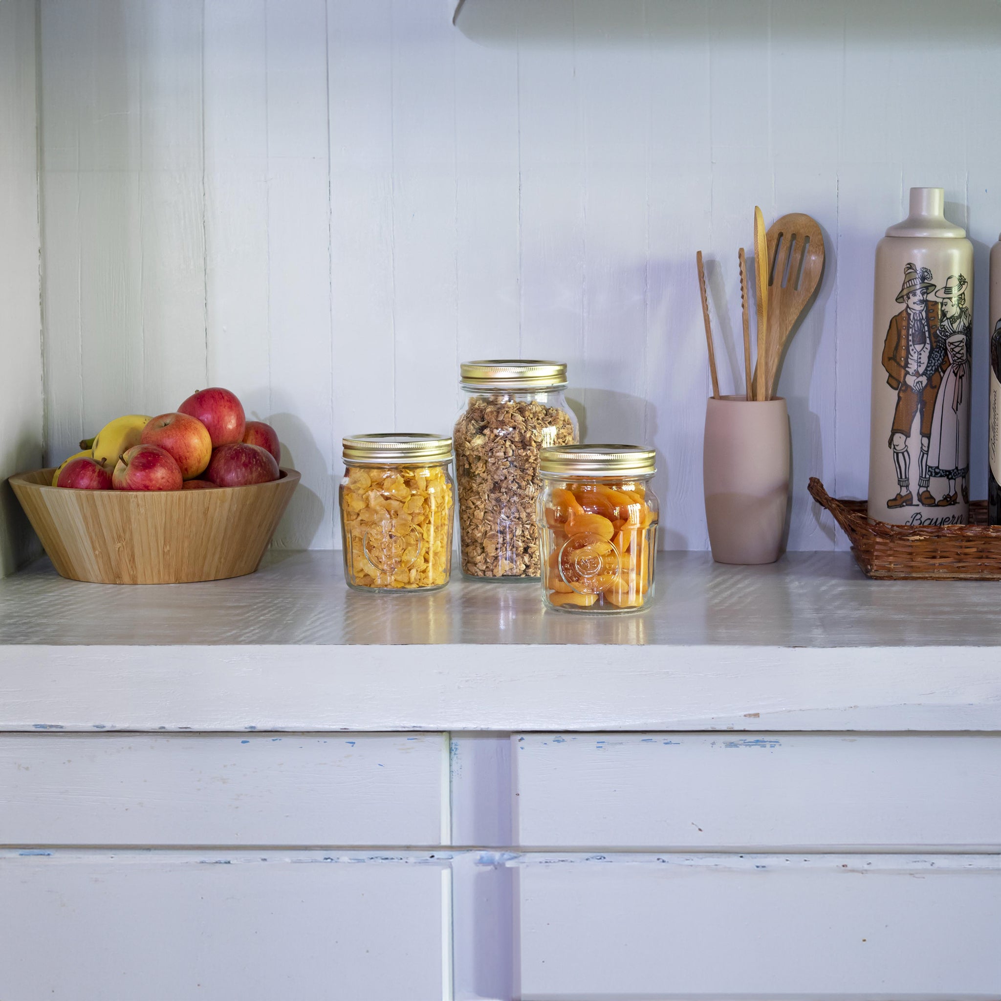 NADIR AMERICANO VINTAGE GLASS JAR, 1.5L