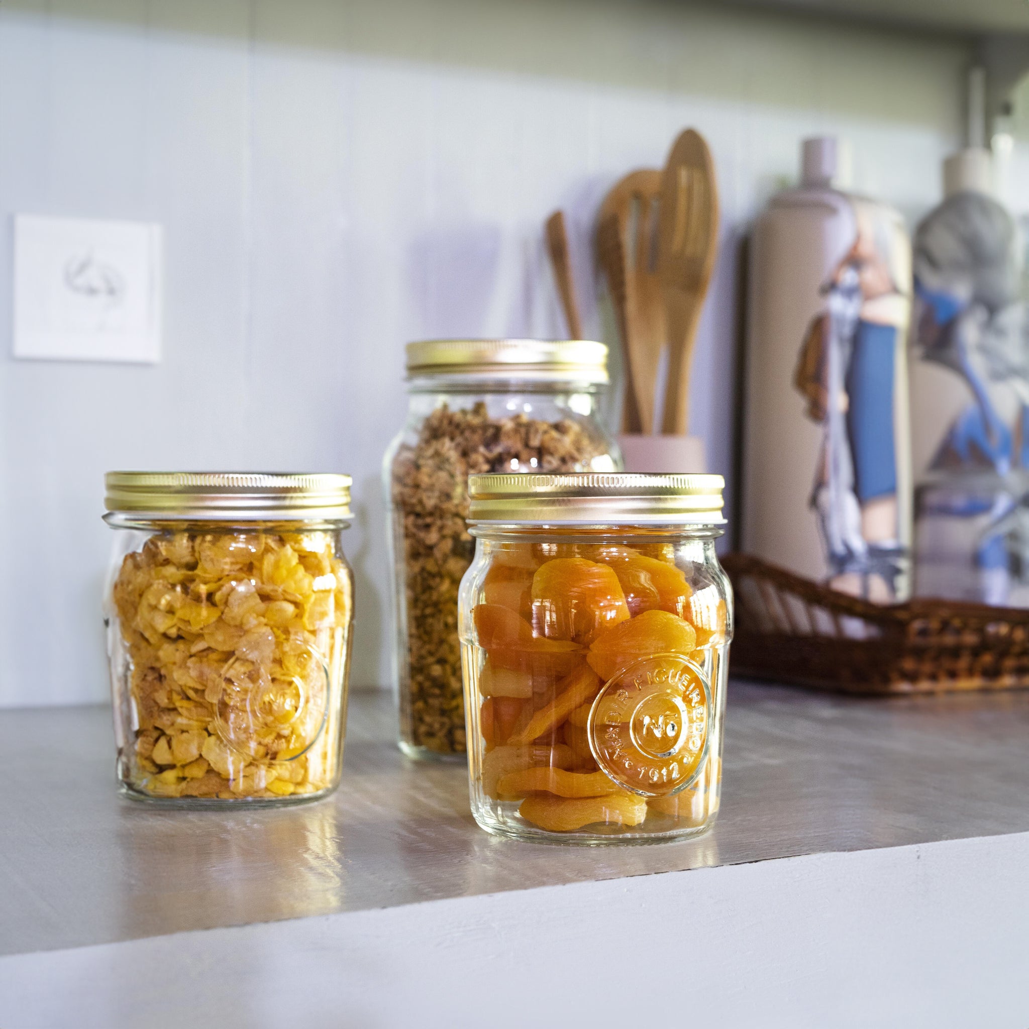 NADIR AMERICANO VINTAGE GLASS JAR, 1.5L