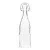REGENT GLASS WATER BOTTLE SQUARE WITH CLIP-TOP LID, 1L