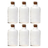 REGENT GLASS ROUND BOTTLES WITH CORK LIDS 6PK, 550ML