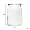 REGENT GLASS ROUND JAR WITH GLASS LID, 800ML (100MM DIAX140MM)