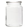 REGENT GLASS ROUND JAR WITH GLASS LID, 800ML