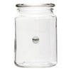 REGENT GLASS ROUND JAR WITH GLASS LID, 800ML