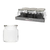 REGENT GLASS ROUND JAR WITH GLASS LID, 550ML