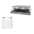 REGENT GLASS ROUND JAR WITH GLASS LID, 550ML