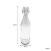 REGENT GLASS BOTTLE WITH CLIP TOP LID, 1LT