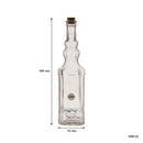 REGENT GLASS VINTAGE STYLE CLASSIC EMBOSSED BOTTLE WITH CORK LID, 1LT (305X75X75MM)