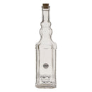 REGENT GLASS VINTAGE STYLE CLASSIC EMBOSSED BOTTLE WITH CORK LID, 1LT (305X75X75MM)