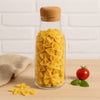 REGENT BOROSILICATE GLASS CARAFE WITH CORK STOPPER, 650ML