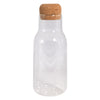 REGENT BOROSILICATE GLASS CARAFE WITH CORK STOPPER, 650ML