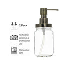 CONSOL JARS WITH BRONZE PUMPS 2PK, 375ML