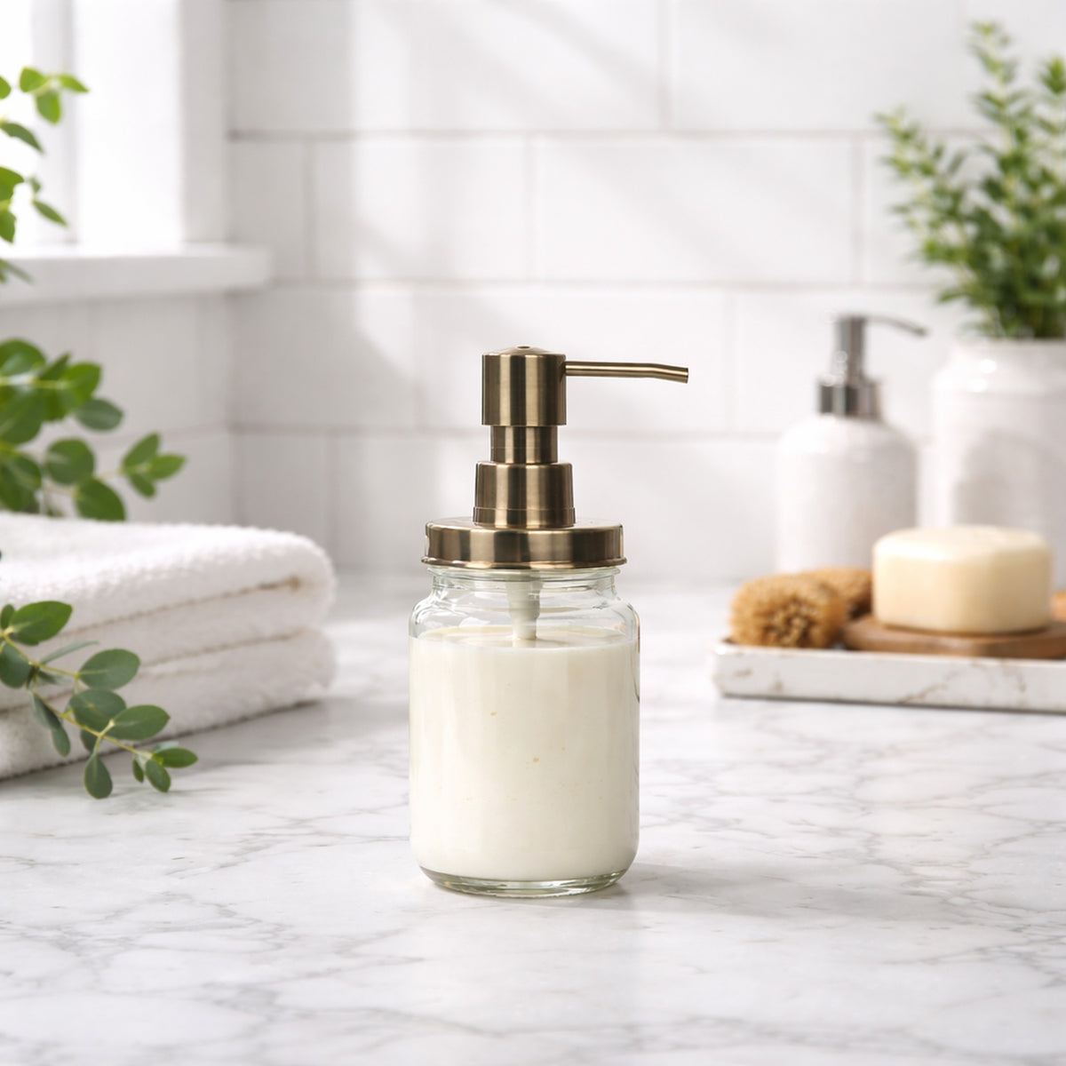 CONSOL JARS WITH BRONZE PUMPS 2PK, 375ML