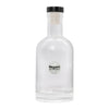 REGENT GLASS GIN BOTTLE WITH BLACK STOPPER, 200ML