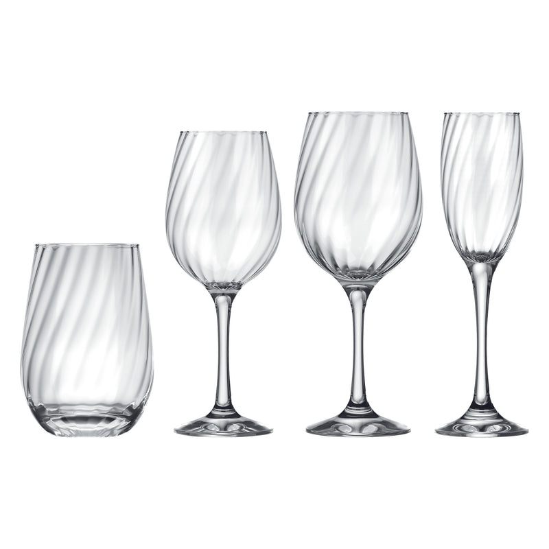 NADIR RAVENA STEMMED CHAMPAGNE FLUTE, (190ML)
