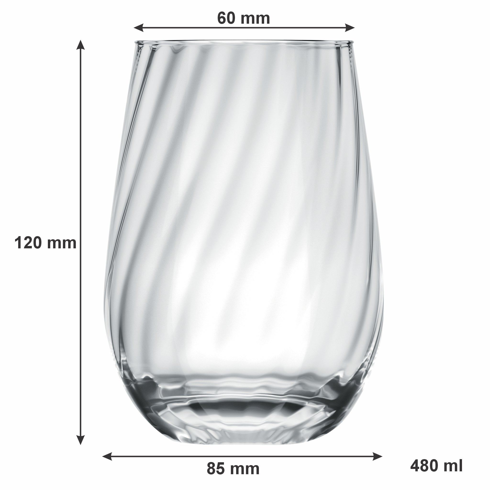 NADIR RAVENA LONG DRINK TUMBLER , 480ML