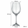 NADIR RAVENA STEMMED RED WINE GLASS, 500ML