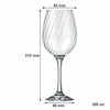 NADIR RAVENA STEMMED WHITE WINE GLASS , (385ML)