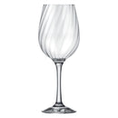 NADIR RAVENA STEMMED WHITE WINE GLASS , (385ML)
