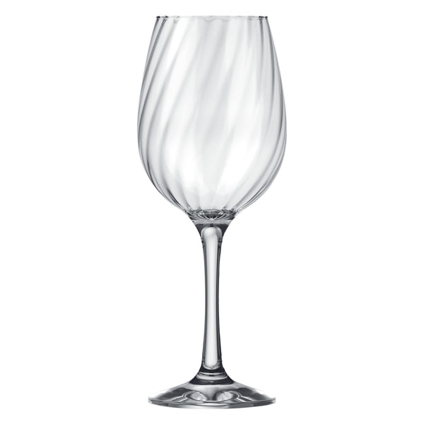 NADIR RAVENA STEMMED WHITE WINE GLASS , (385ML)