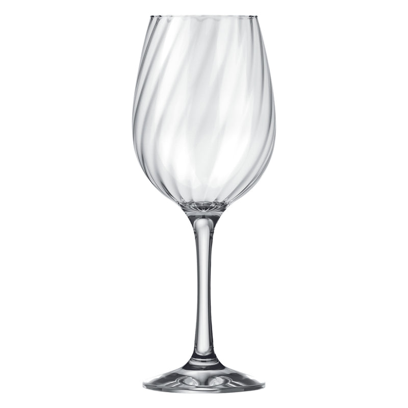 NADIR RAVENA STEMMED WHITE WINE GLASS , (385ML)
