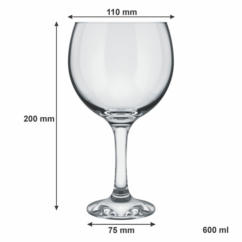 NADIR STEMMED GIN GLASS, (600ML) BULK
