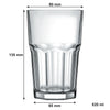 NADIR BRISTOL LONG DRINK TUMBLER, 520ML