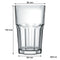 NADIR BRISTOL LONG DRINK TUMBLER, (520ML)