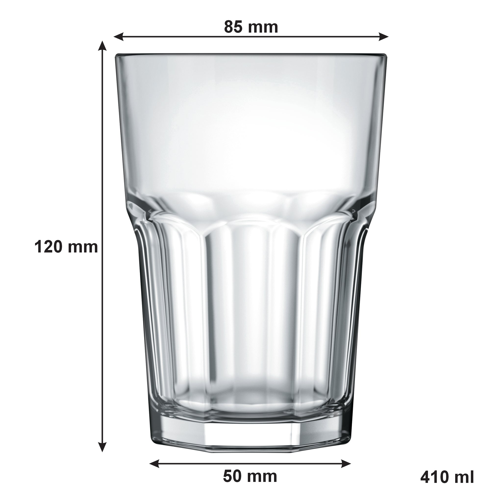 NADIR BRISTOL LONG DRINK TUMBLER, 410ML