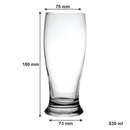 NADIR MUNICH BEER GLASS, (530ML)