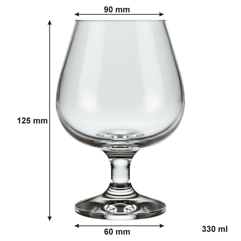 NADIR WINDSOR COGNAC TUMBLER, (330ML) BULK