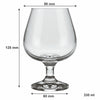 NADIR WINDSOR STEMMED COGNAC TUMBLER, 330ML