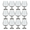 NADIR WINDSOR STEMMED COGNAC TUMBLER, 330ML