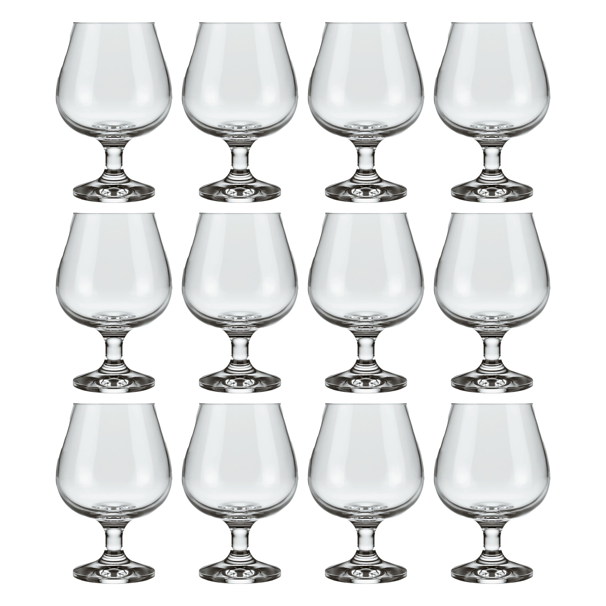 NADIR WINDSOR STEMMED COGNAC TUMBLER, 330ML