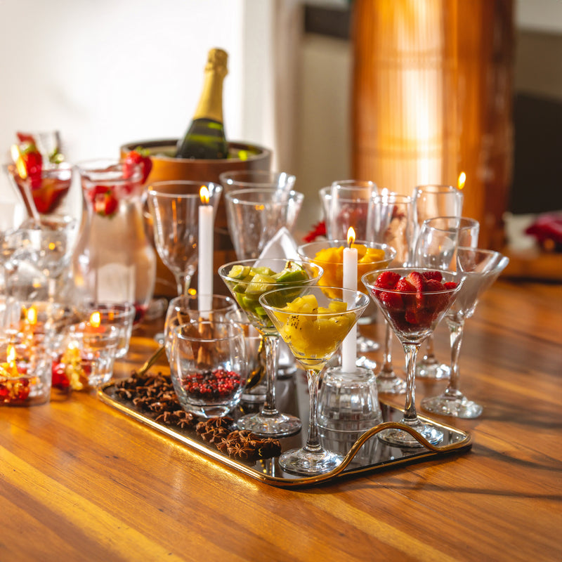 NADIR STEMMED MARTINI GLASS, (250ML)