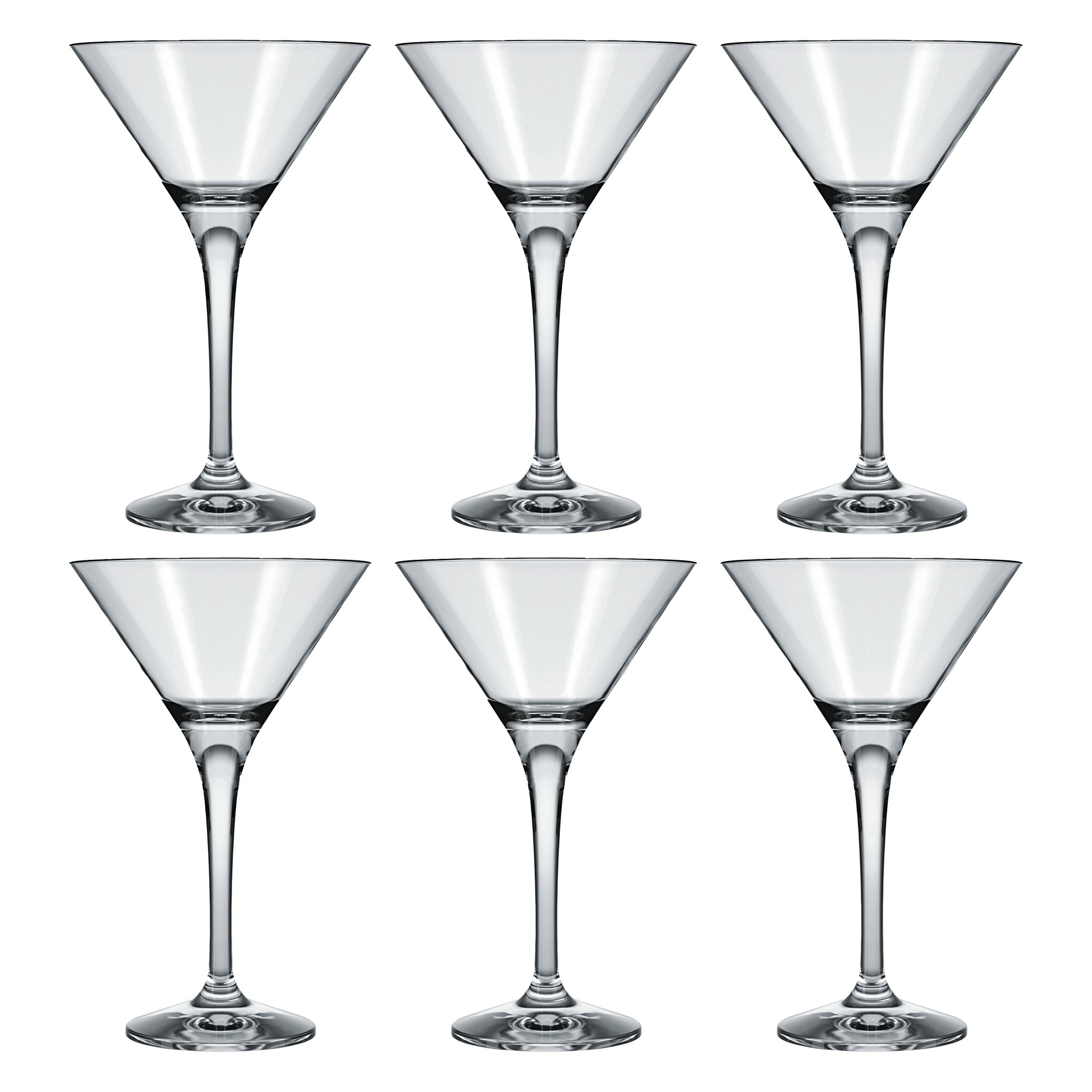 NADIR STEMMED MARTINI GLASS, 250ML