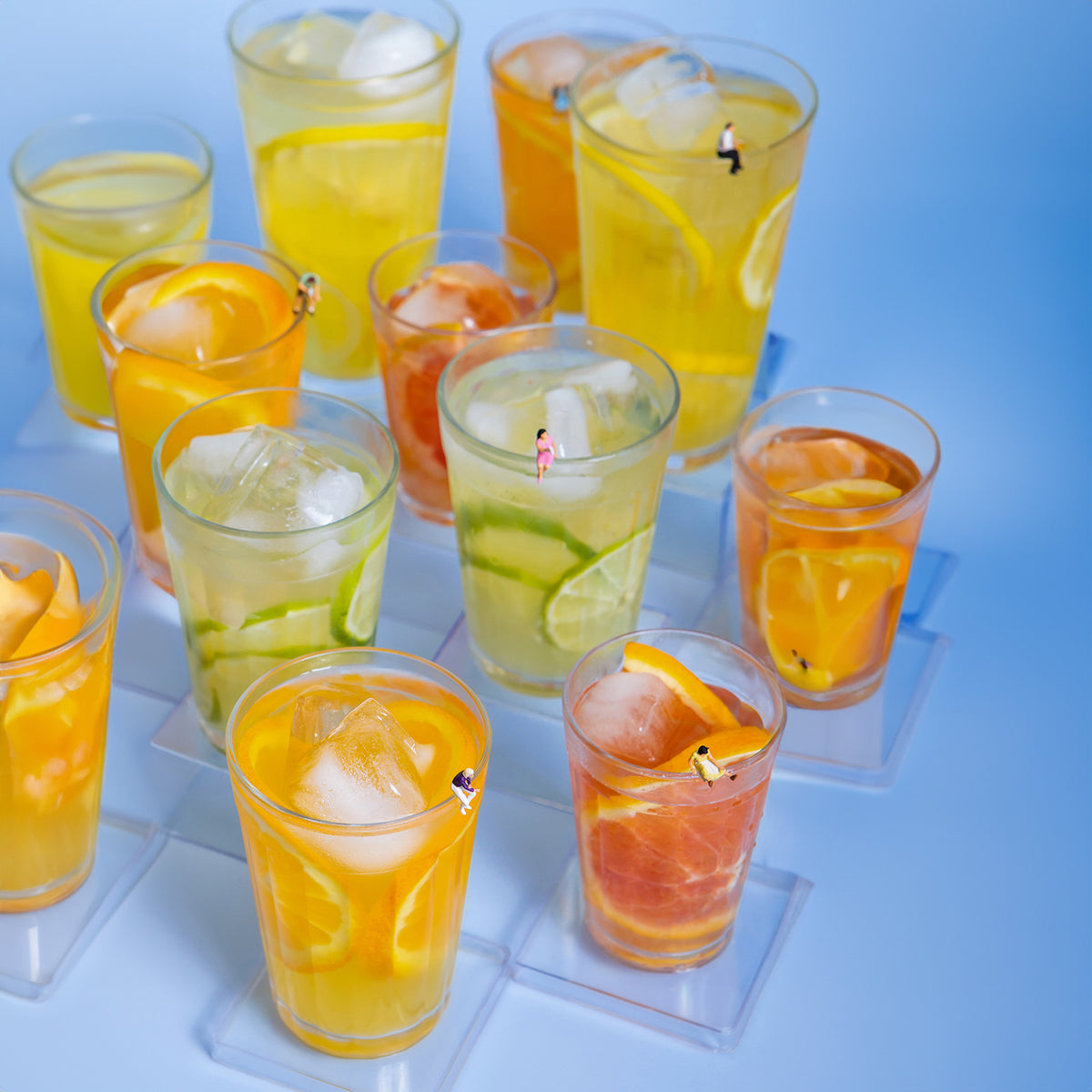 NADIR BAMBOO GLASS TUMBLER, 190ML