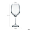 NADIR BARONE STEMMED RED WINE GLASS, 490ML