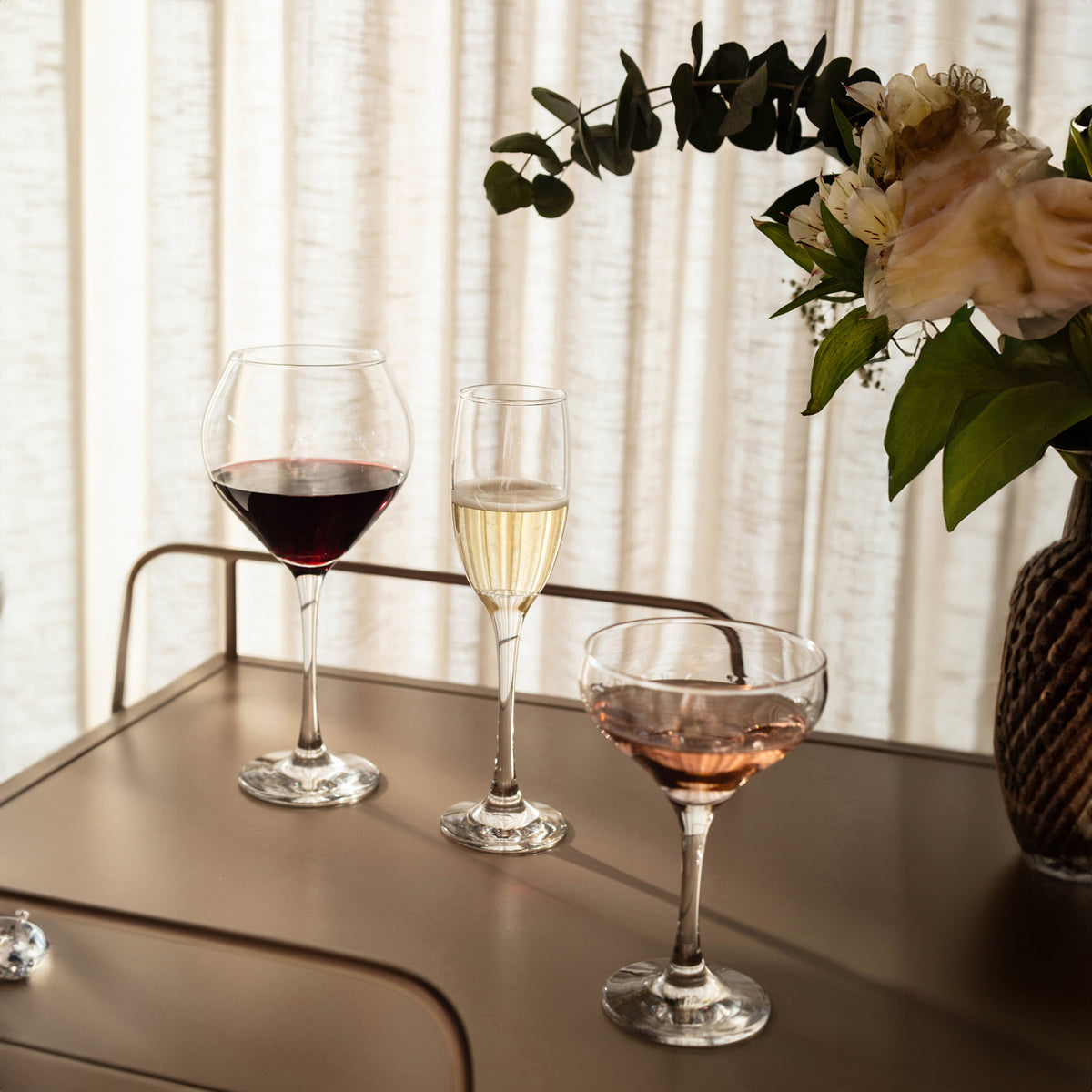 NADIR BARONE STEMMED RED WINE GLASS, 490ML