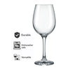 NADIR BARONE STEMMED WHITE WINE GLASS, 385ML