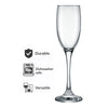 NADIR BARONE STEMMED CHAMPAGNE FLUTE, 190ML